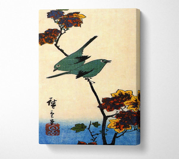 Hiroshige Birds On A Maple Branch