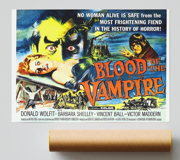 Blood Of The Vampire Poster 2