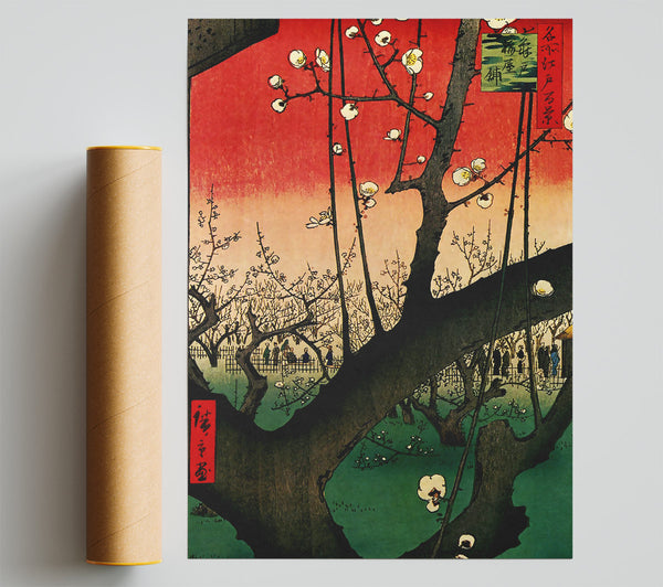 Hiroshige Blooming Trees