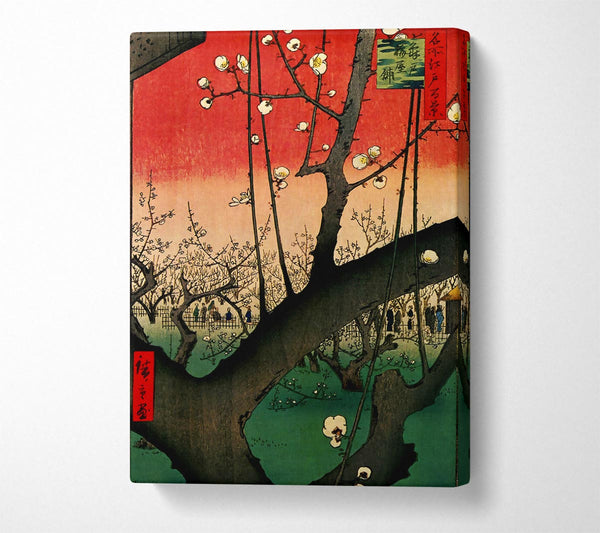 Hiroshige Blooming Trees