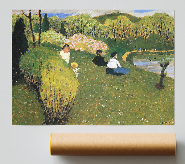 Felix Vallotton Children At A Pond