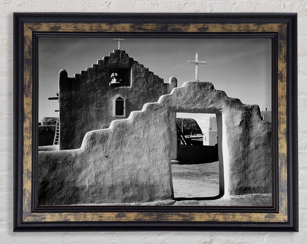 Ansel Adams Church In Taos Pueblo New Mexico 2