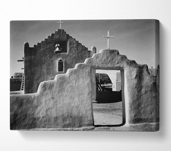 Ansel Adams Church In Taos Pueblo New Mexico 2