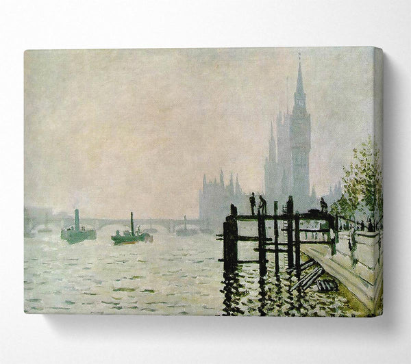 Claude Monet The Thames And The Houses Of Parliament