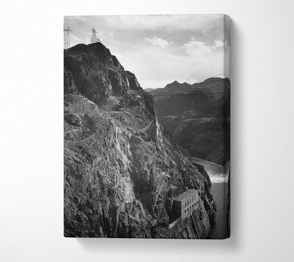 Ansel Adams Cliffs Above Boulder Dam