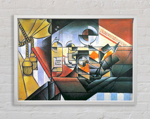 Juan Gris Clock And Bottle Jerez De La Frontera