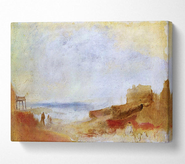 Joseph Mallord Turner Coastal Scene With Buildings