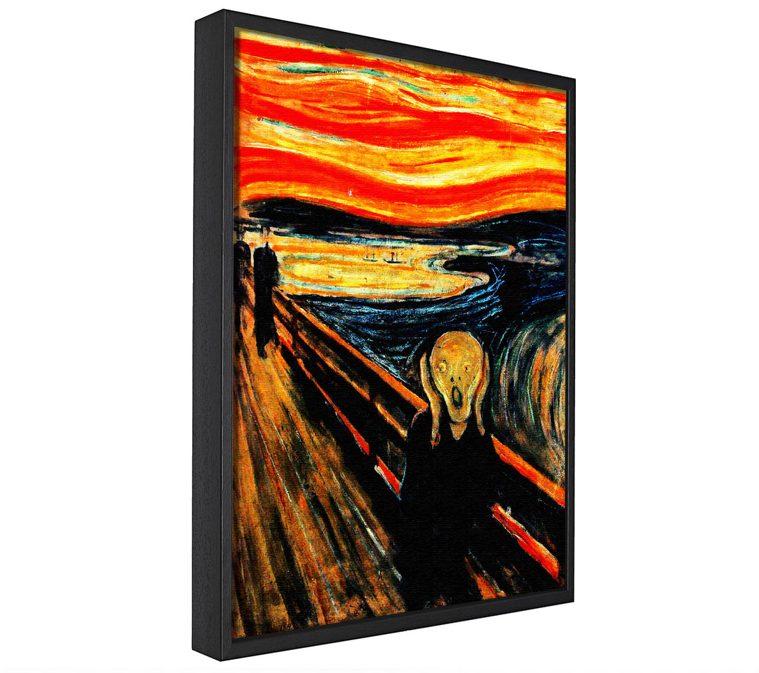 A picture of a Edvard Munch The Scream framed canvas print sold by Wallart-Direct.co.uk