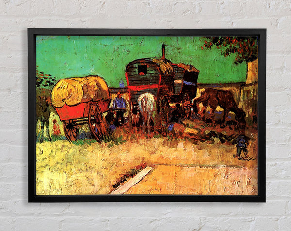 Van Gogh Encampment Of Gypsies With Caravans