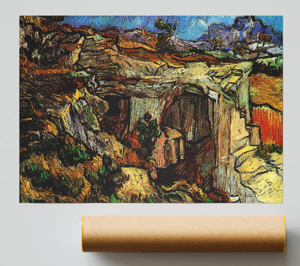 Van Gogh Entrance To A Quarry Near Saint-Remy