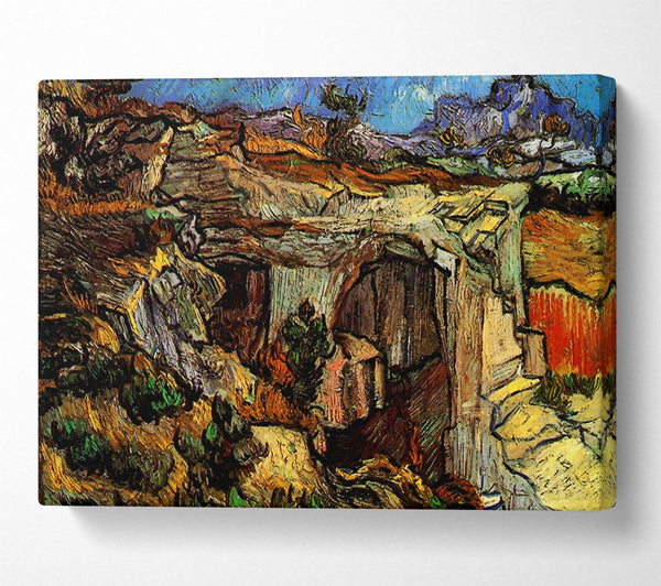 Van Gogh Entrance To A Quarry Near Saint-Remy