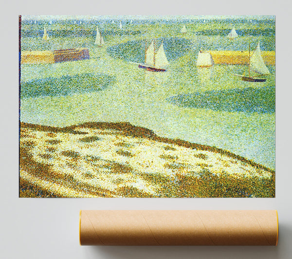 Seurat Entrance To Port-En-Bessin