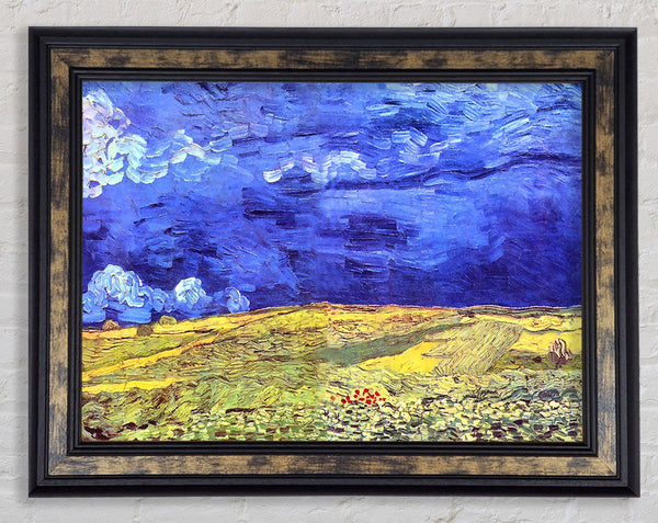 Van Gogh Field Under Storm Heaven