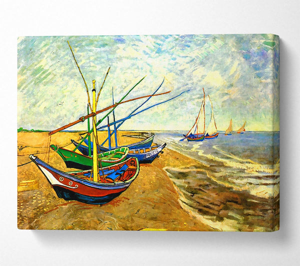 Van Gogh Fishing Boats On The Beach At Saintes-Maries