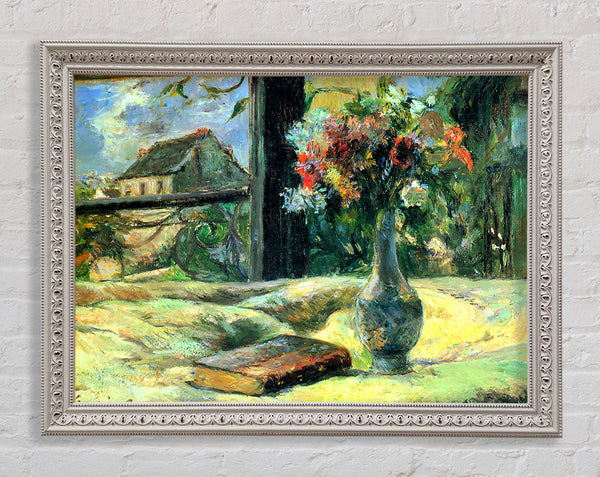 Gauguin Flower Vase In Window