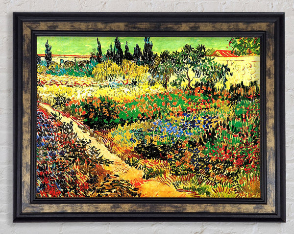 Van Gogh Flowering Garden With Path