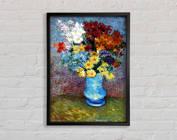 Van Gogh Flowers In A Blue Vase