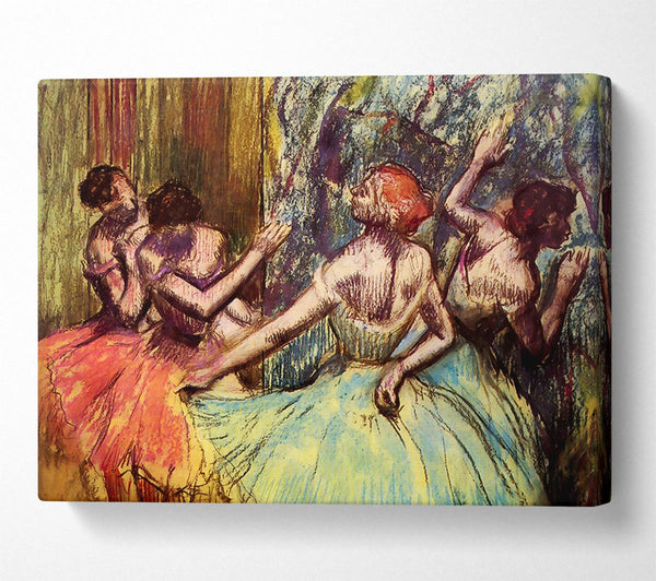 Degas Four Dancers Behind The Scenes