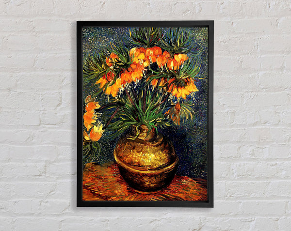 Van Gogh Fritillaries In A Copper Vase