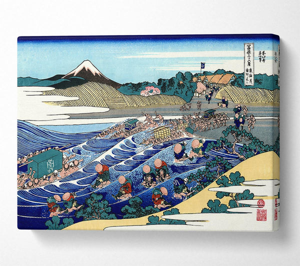 Hokusai Fuji From Kanaya On Tokaido