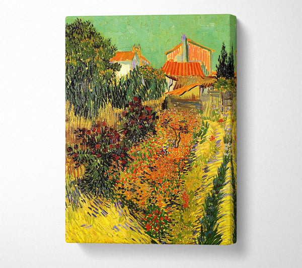 Van Gogh Garden Behind A House