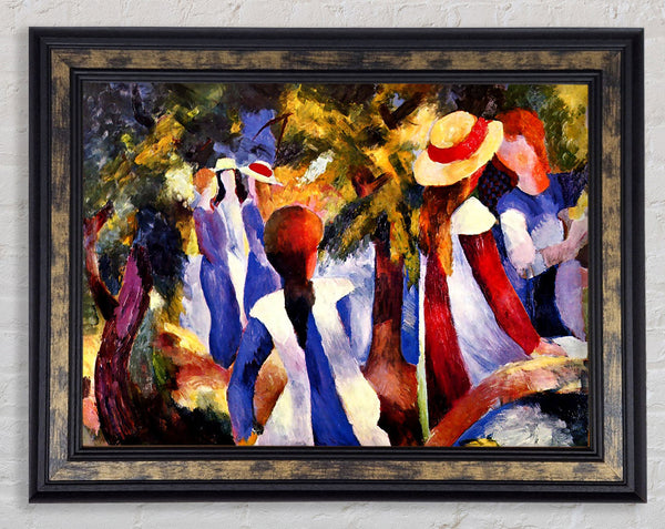 August Macke Girls In The Open