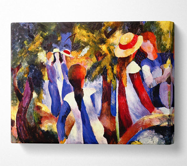 August Macke Girls In The Open