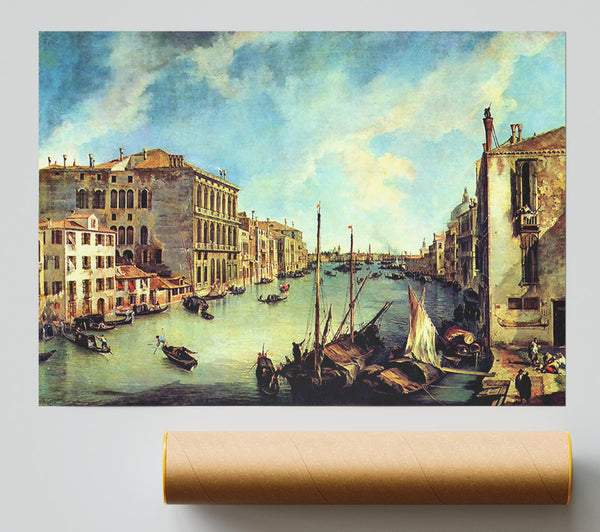 Canaletto Grand Canal At San Vio