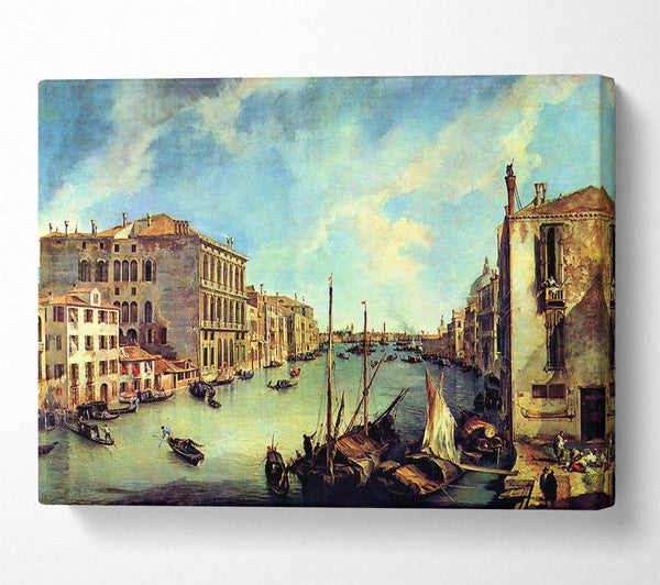 Canaletto Grand Canal At San Vio