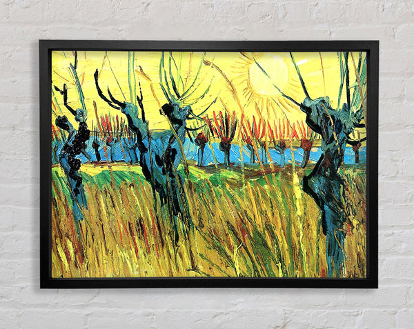 Van Gogh Grazing At Sunset