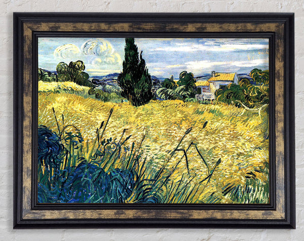 Van Gogh Green Wheat Field With Cypress 2