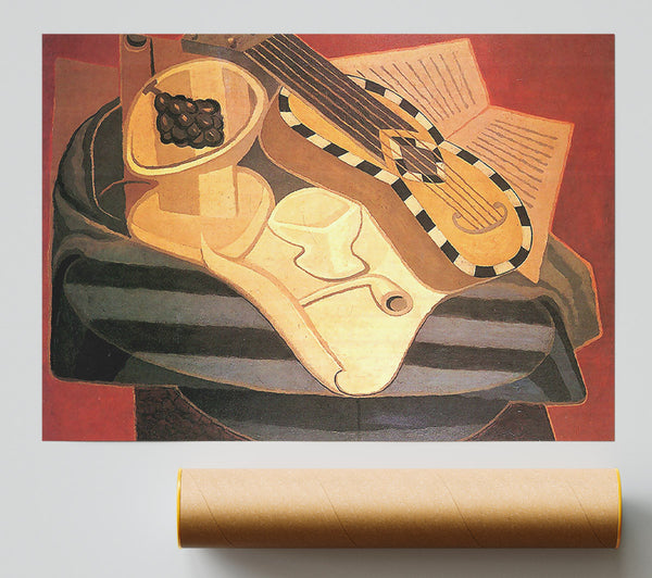 Juan Gris Guitar With Ornaments