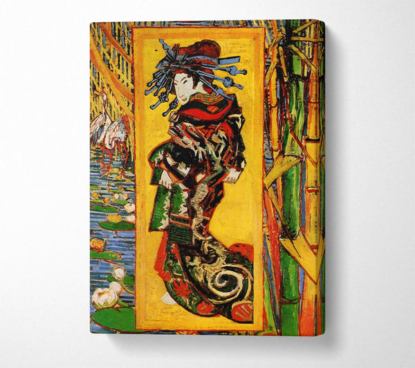 Van Gogh Japonaiserie Oiran After Kesa Eisen