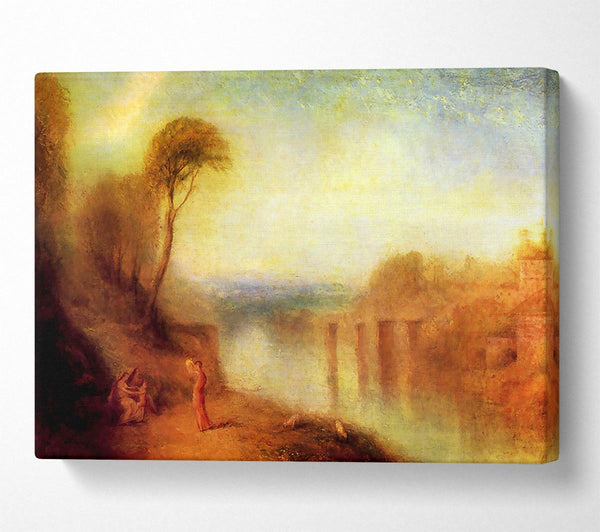 Joseph Mallord Turner Landscape With A Woman With A Tambourine