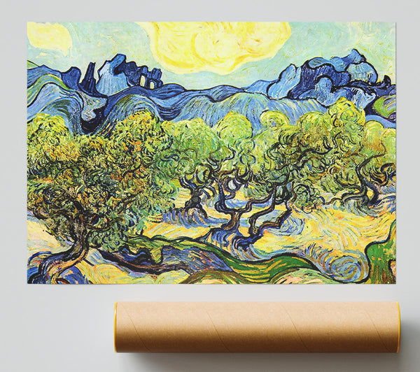 Van Gogh Landscape With Olive Trees