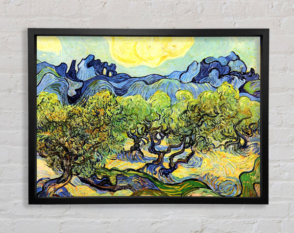 Van Gogh Landscape With Olive Trees