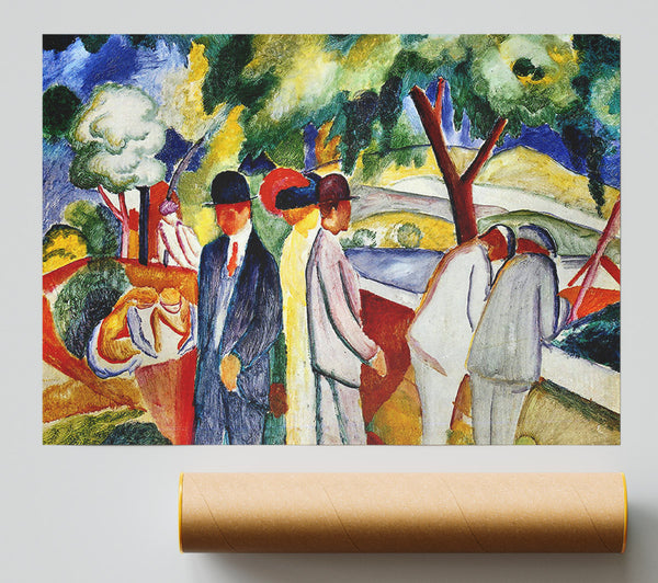 August Macke Large Bright Walk