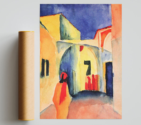 August Macke Look In A Lane