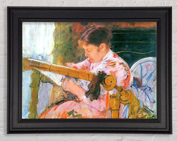 Mary Cassatt Lydia At The Cord Framework