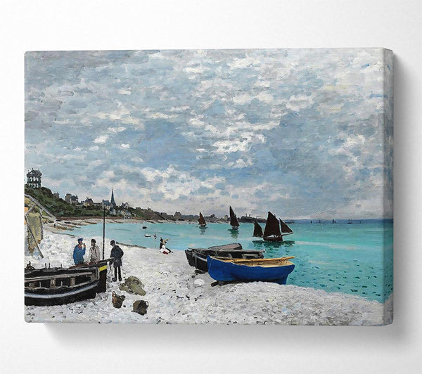 Monet The Beach At Sainte-Adresse