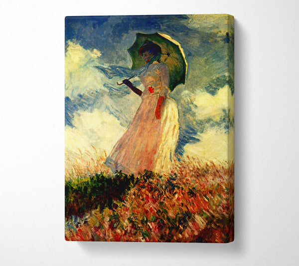 Monet Woman With Parasol