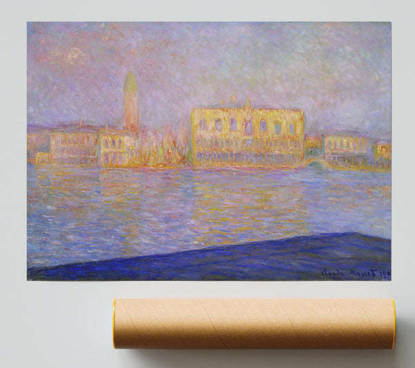 Monet The Doges Palace Sunset