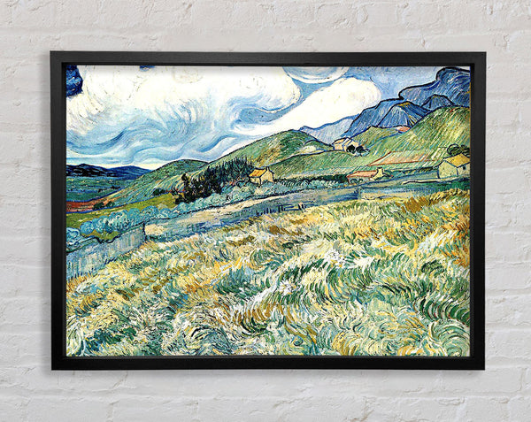 Van Gogh Mountain Landscape Behind The Hospital Saint-Paul