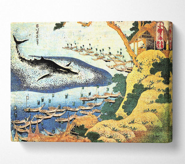 Hokusai Ocean Landscape And Whale