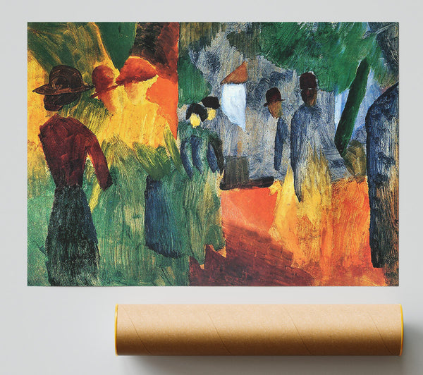 August Macke People In The Park