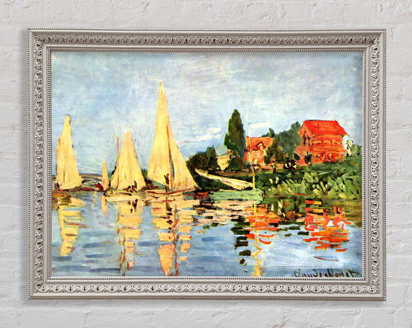 Monet Regatta At Argenteuil