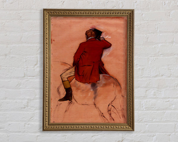 Degas Rider With Red Jacket