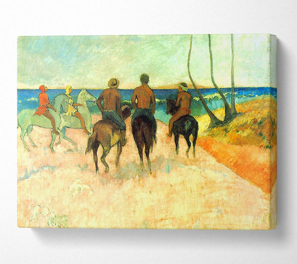 Gauguin Riding On The Beach 2