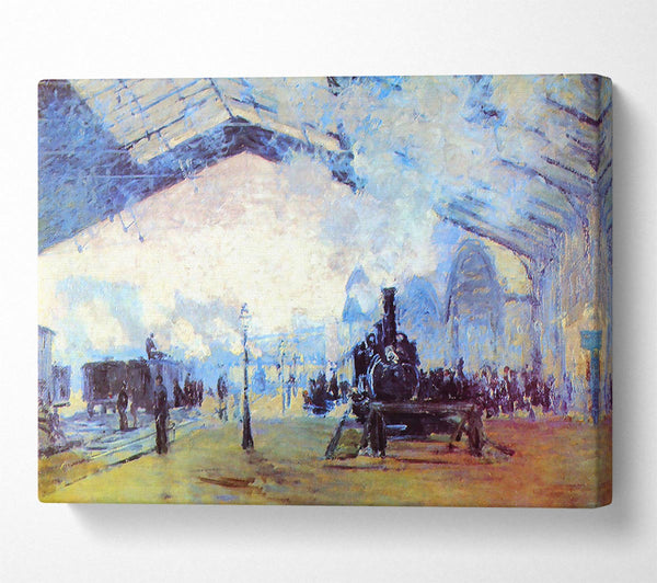 Monet Saint Lazare Station In Paris