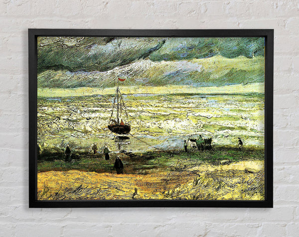 Van Gogh Scheveningen Beach In Stormy Weather